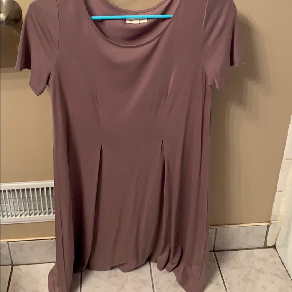 Mauve Satin Lightweight Dress